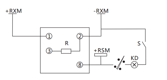 JX-3靜態(tài)閃光繼電器使用方法及典型接線圖